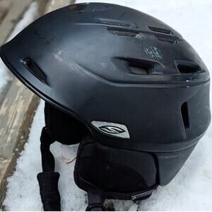 Smith Camber Snow Helmet | Matte Black | Large 59-63cm | Adjustable Vents